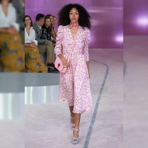 Kate spade BNWOT marker floral devore midi dress